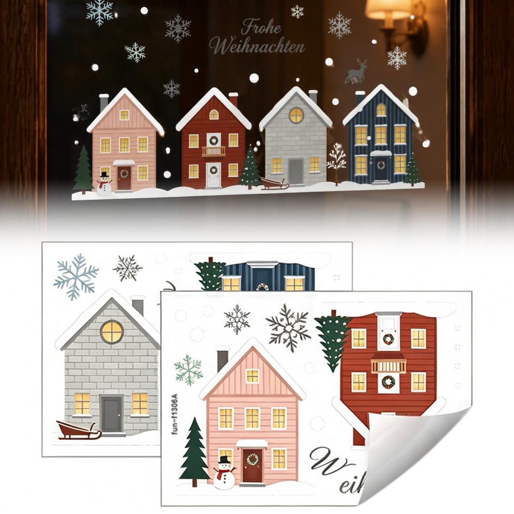 Pvc Sneeuwvlokstickers 2 stuks - Snowflake Window Decal recensie en prijs