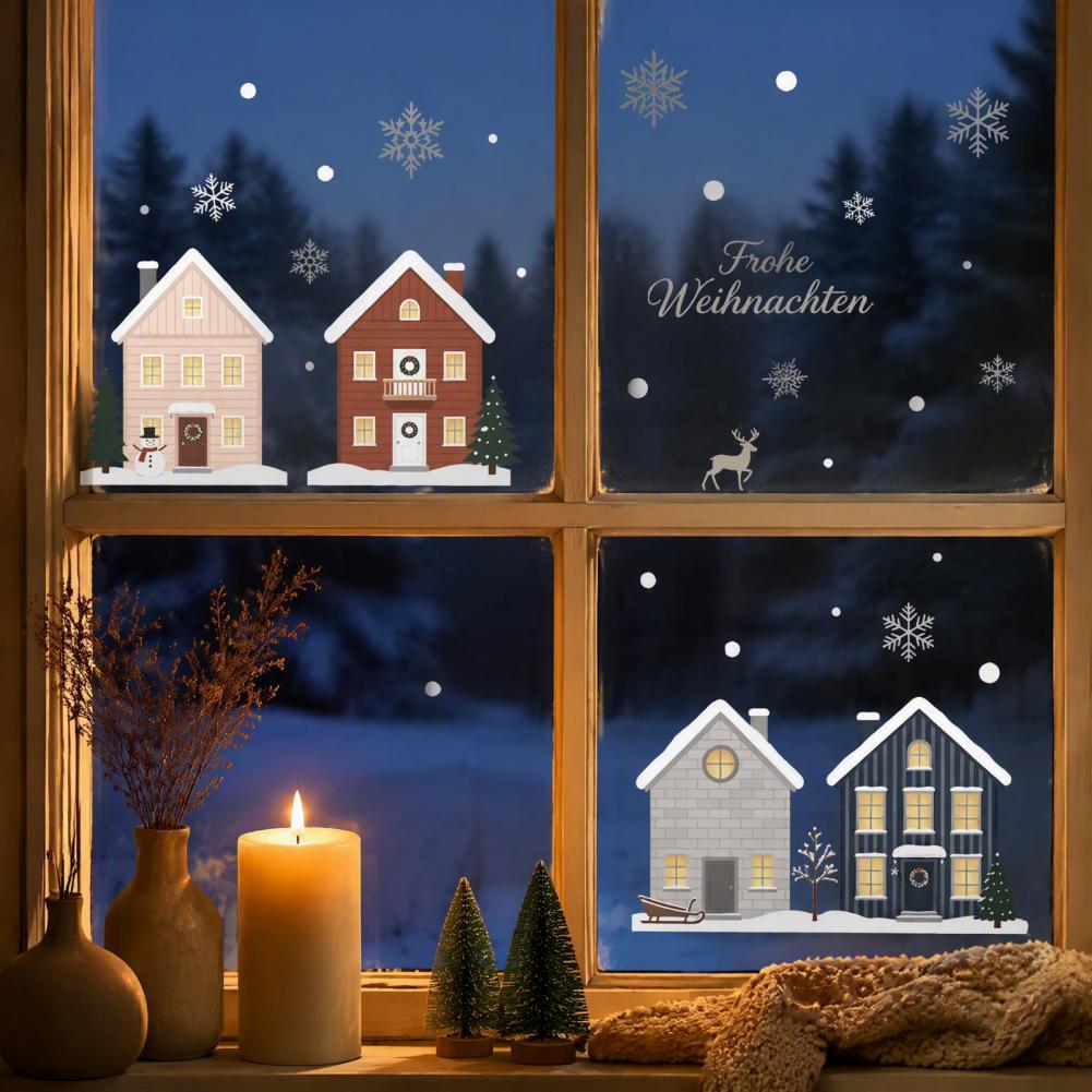 Pvc Sneeuwvlokstickers 2 stuks - Snowflake Window Decal recensie en prijs