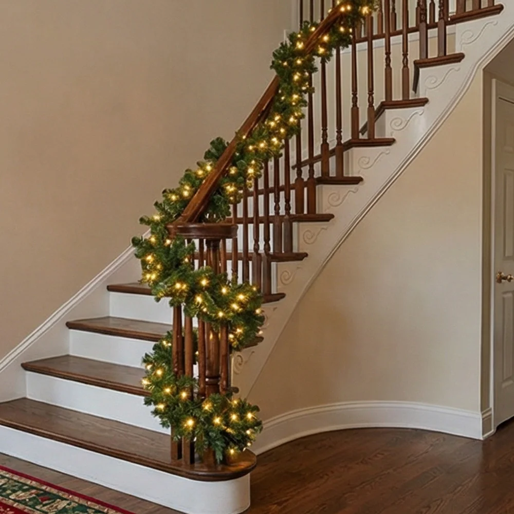 2,7 m kunstmatige groene kerst - Christmas Wreath Fake recensie en prijs