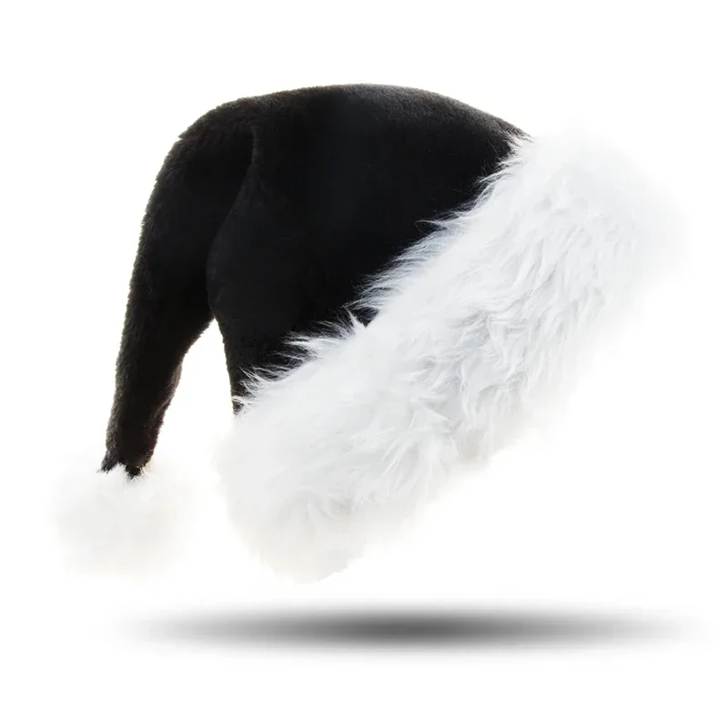 Unisex Kerst Zwart Pluche Kers - Santa Hat Plush recensie en prijs