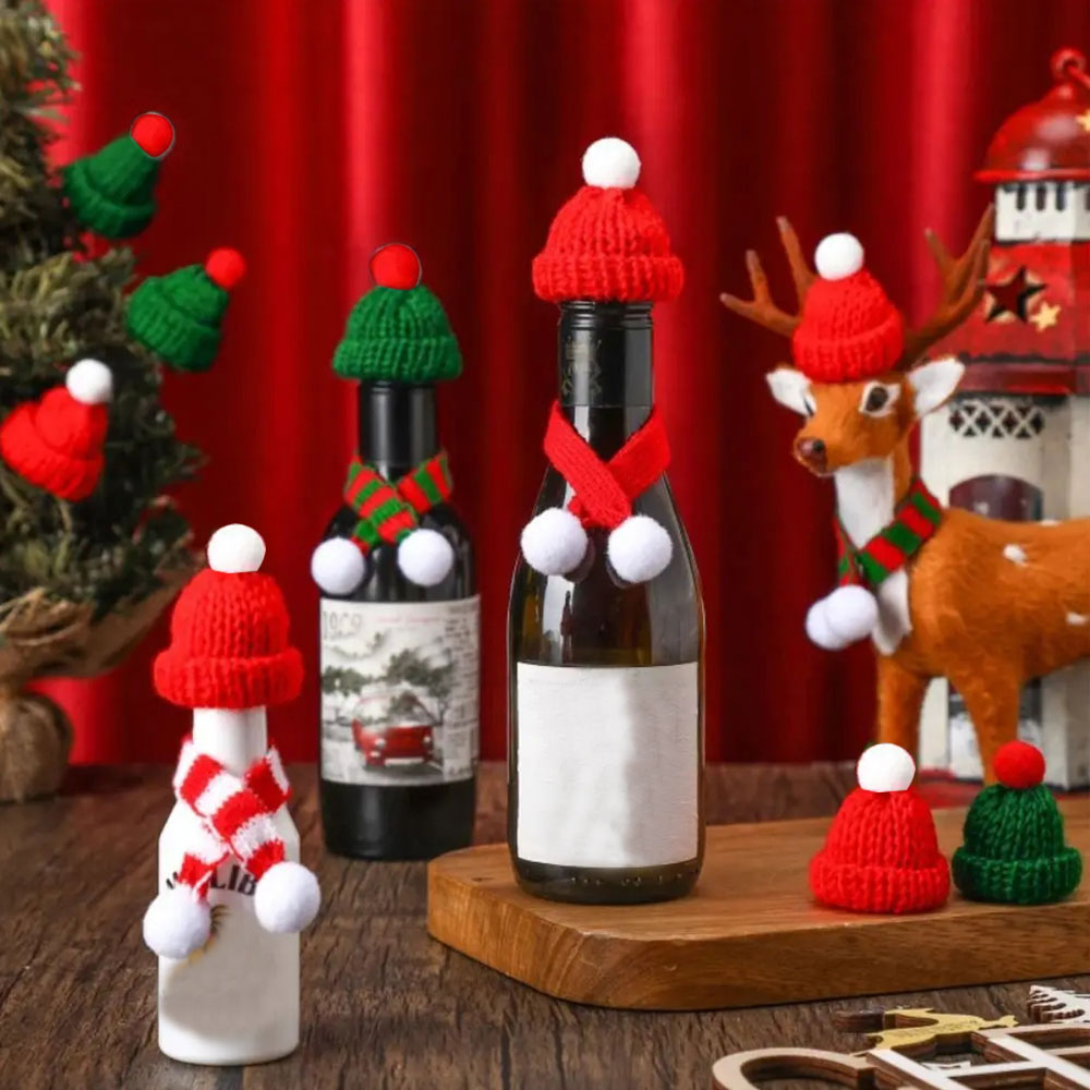10 Stuks 3.5x5cm Mini Kerst Ge - Santa Hat Plush recensie en prijs