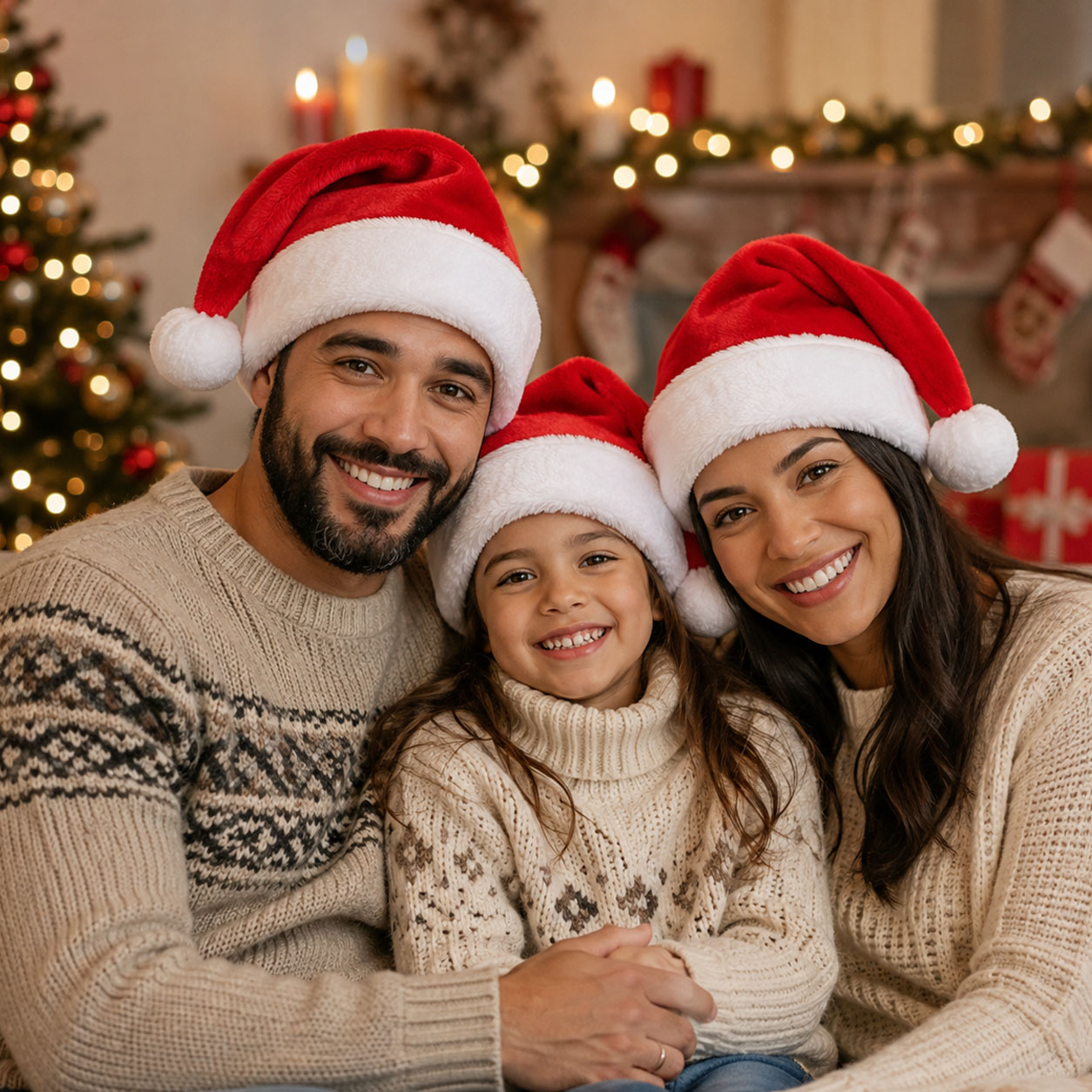 3-delige pluche Kerstmanmuts,  - Santa Hat Plush recensie en prijs