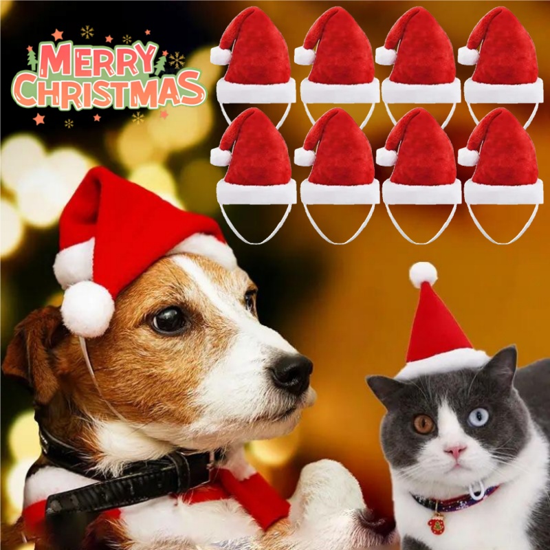 Kerst huisdier kerstmuts rode  - Santa Hat Plush recensie en prijs