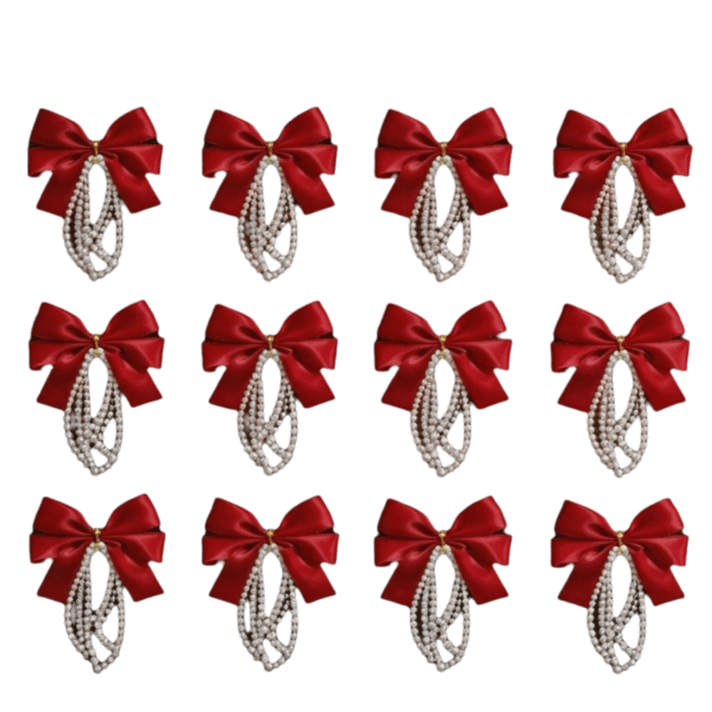 12-delige set kerstboomstrikke - Gift Box Wrap Set recensie en prijs