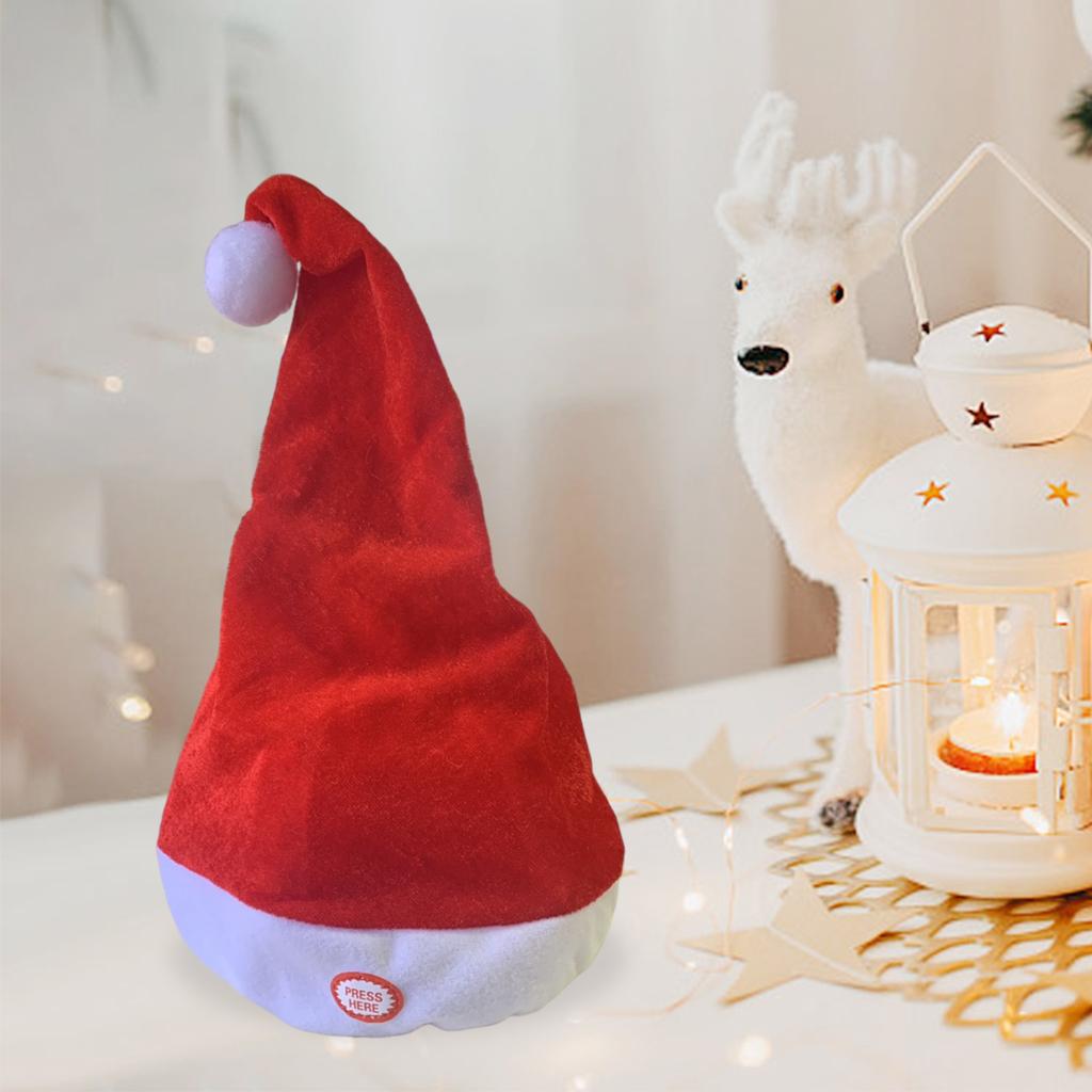 Zang Dansende Santa Hoeden Dec - Santa Hat Plush recensie en prijs
