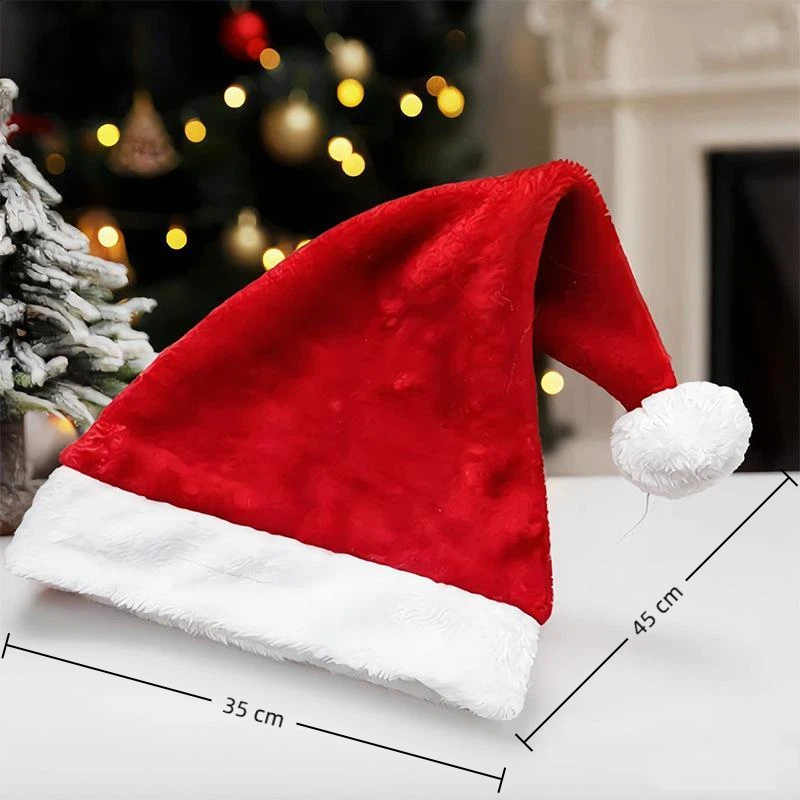 Zachte pluche kerstmanmuts met - Santa Hat Plush recensie en prijs