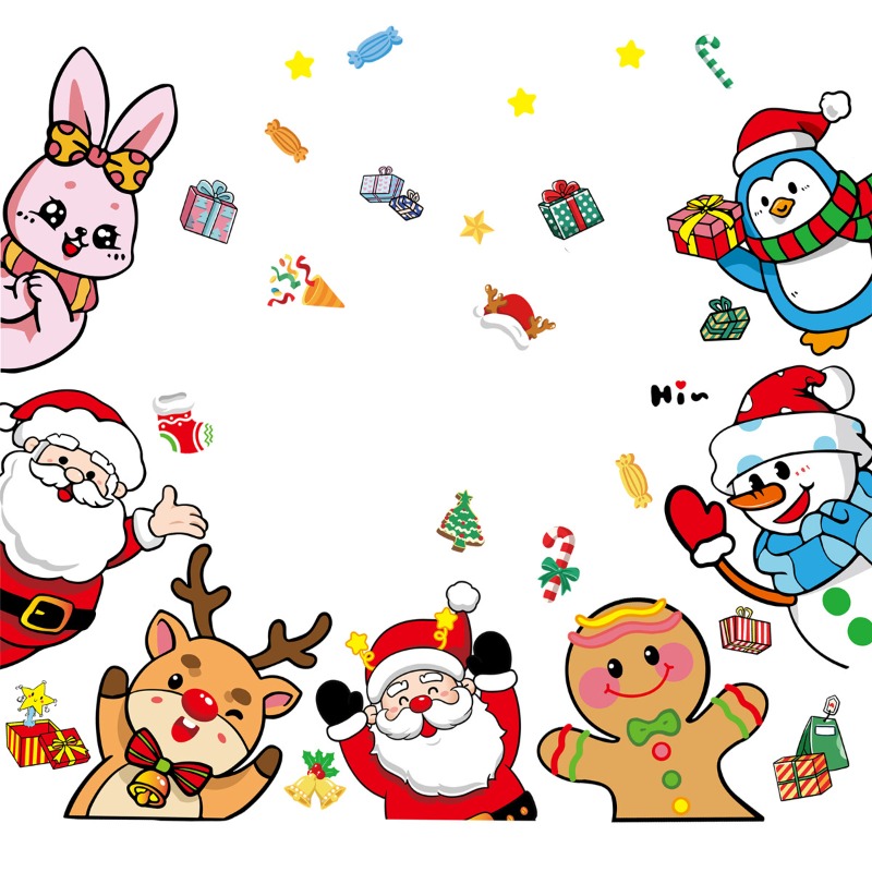 2025 Kerst decoratieve glazen  - Snowflake Window Decal recensie en prijs